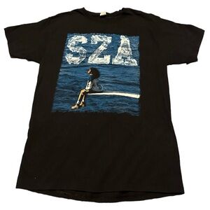 SZA 2023 Concert Black T Shirt Sz Med North American Tour With Omar Apollo